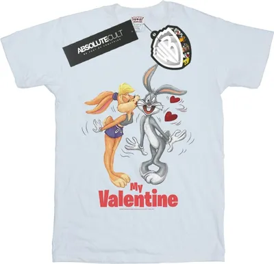 Produktbild von Looney Tunes - "Valentine's Day" T-Shirt für Damen BI32106 (M) (Weiß)