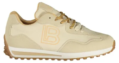 Produktbild von Moderner Damen-Sportschuh Beige mit Kontrastdetails & Logo-Druck