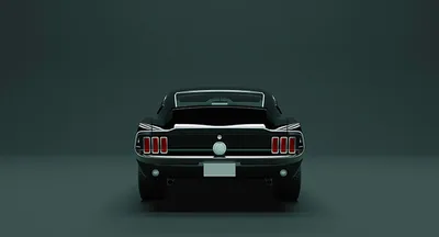 Produktbild von Tadessi Fototapete | Auto | 5.00 m x 2.70 m | Schwarz | Grün | Wandbild | Digitaldruck