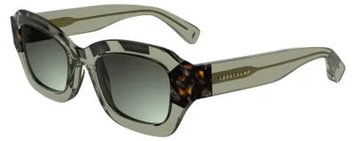 Produktbild von Longchamp LO749S Transparent olive/havana 50/21/140 Damen Sonnenbrillen