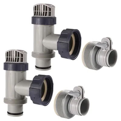 Obrázek produktu pro Inovra – Sada 4 sacích ventilů pro bazén a hadicových adaptérů, typ B