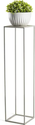Immagine prodotto di HowHomely portafiori beige portafiori 24x24x100 cm portapiante in metallo