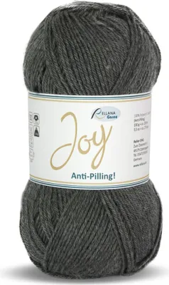 Produktbild von Rellana Joy,100g/250m 100% Polyacryl antipilling weich und pflegeleicht dunkelgrau (15)