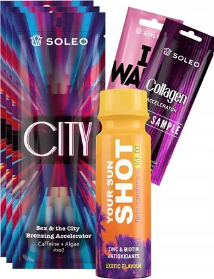 Image de Bronzer Soleo City 3x15ml avec accélérateur de bronzage +