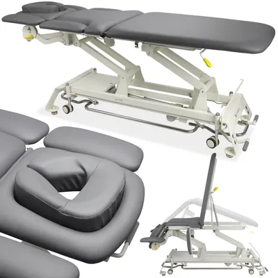 Obrázek produktu pro Habys Evero X7 Ergo | elektrický masážní stůl terapeutický stůl masážní lavice kosmetický stůl | výškově nastavitelný 7-segmentový | 198 x 68 cm