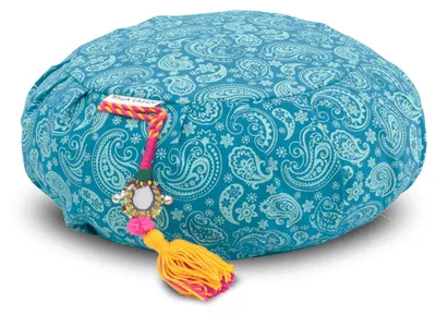 Produktbild von Meditationskissen Zafu Sitzkissen - 15 cm - Lila - Waschbarer Bezug