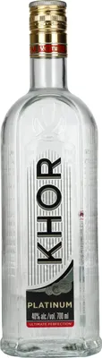 Image de Khortytsa KHOR PLATINUM Vodka 40% Vol. 0,7l