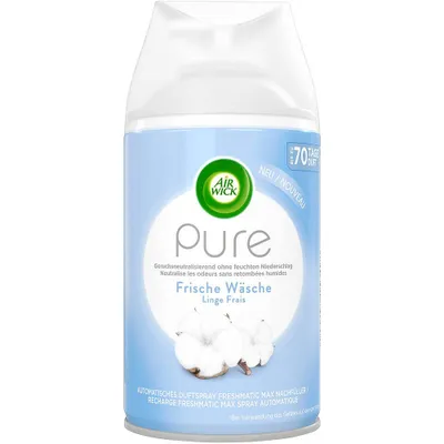 Produktbild von Air Wick Freshmatic Max Nachfüller PURE Frische Wäsche, Spraydose, Flüssigkeit, Aerosol-Spray