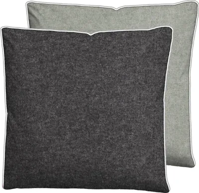 Produktbild von biberna Melange-Flanell Bettwäsche 0840500 MELANGE UNI color: titanium, size: 1x 80x80 cm