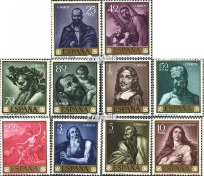 Produktbild von Briefmarken Spanien 1963 Mi 1384-1393 (kompl.Ausg.) postfrisch Gemälde