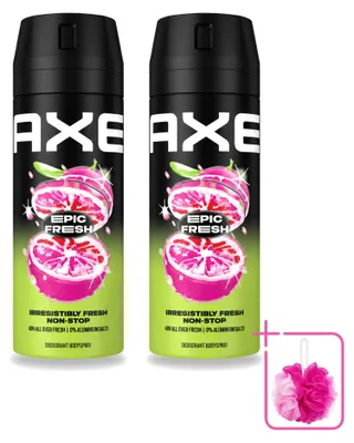 Zdjęcie produktu dla 2 sztuki dezodorantu w sprayu Axe Epic Fresh, 150 ml - zestaw ekonomiczny