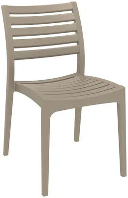 Produktbild von CLP Gartenstuhl Ares stapelbar und mit modernem Design schlamm