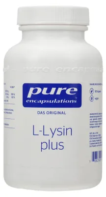 Produktbild von PURE ENCAPSULATIONS L-Lysin plus Kapseln 90St PZN 13506385