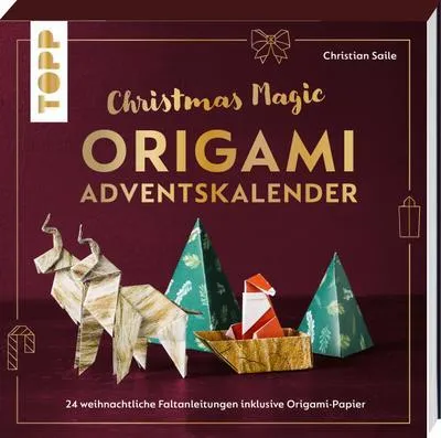 Produktbild von Christmas Magic. Origami Adventskalender. Adventskalenderbuch.