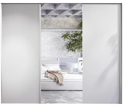 Imagen del producto de Puerta corredera para armario MERV F1 270 gris