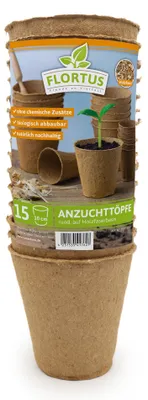 Artikelbild 1 von '10 cm Anzuchttopf rund auf Holzfaser Basis' aus der Kategorie Anzuchttöpfe