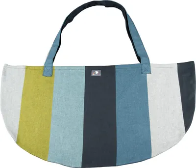 Image de Hoppediz Couverture à bercer Aberdeen, sans trous kiwi/noir/pétrole/bleu/gris Couverture à bercer