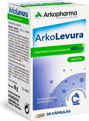 Obrázok produktu pre Arkopharma Arkolevura Saccharomyces Boulardii 50 kapsúl