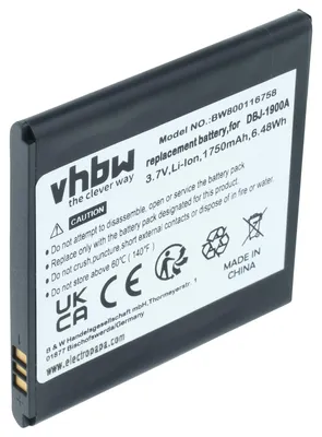 Produktbild von vhbw Akku kompatibel mit Doro Liberto 820 Handy Smartphone Senioren Telefon (1750 mAh, 3,7 V, Li-Ion)