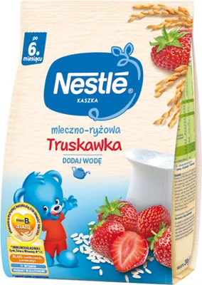 Produktbild von Nestle 7613031556823, Dry cereal, 230 g, 6 Monat( e), Erdbeere, 1801 kJ, 427 kcal