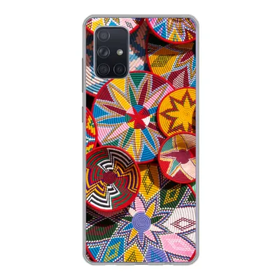Produktbild von MuchoWow® Handyhülle Schutzhülle Hülle für Samsung Galaxy A51 Kreis - Muster - Farben Silikon Softcase Handy Hülle - Schutzabdeckung