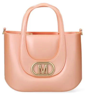 Produktbild von Schultertasche aus veganem Leder mit "M"-Logo – elegant und nachhaltig