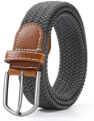 Immagine prodotto di Go Go Gadget – Cintura intrecciata – Elastica – 105/120 cm – Grigia