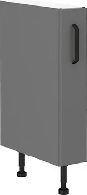 Produktbild von Ausziehschrank NELJA – Breite 15 cm, Anthrazit