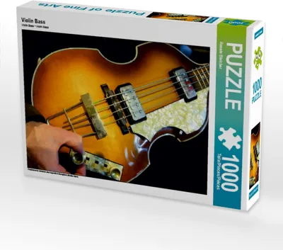 Produktbild von Calvendo Violin Bass 1000 Teile Puzzle quer 640x480mm, Bleicher Renate; 7288839