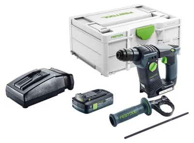 Produktbild von Festool BHC 18-Basic Akku Bohrhammer 18 V 1,8 J SDS Plus Brushless + 1x Akku 4,0 Ah + Ladegerät + Systainer
