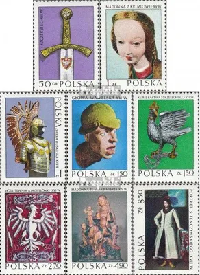 Produktbild von Briefmarken Polen 1973 Mi 2237-2244 (kompl.Ausg.) gestempelt Polnische Kunst