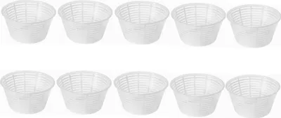 Produktbild von 10 x Käseform 12x6.3cm - 0.5kg, Käse Form, Kaseform, Kase Form, Käse Formen, Käseformen