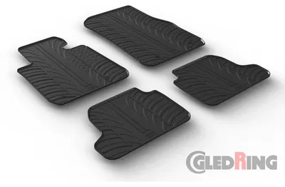 Produktbild von Gledring Fußmatten Set Gummi für BMW 2 Coupe (F22, F87) Vorne+Hinten