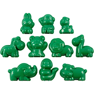 Produktbild von Sandy Clay® Formen, Tiere, Größe 4-7 cm, 10 Stück, 1 Box
