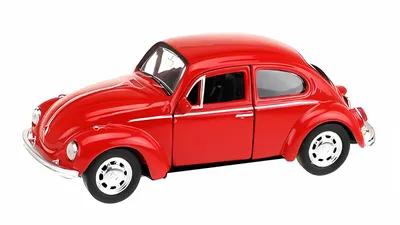 Produktbild von VOLKSWAGEN Beetle Käfer VW Modellauto Modell Auto Spielzeugauto 137 (Rot)