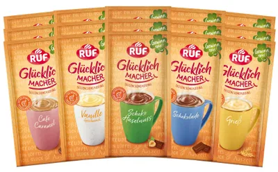 Produktbild von RUF Glücklichmacher Tassenpudding Set (15 Stück)