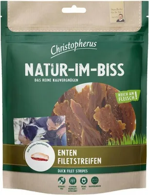 Obrázok produktu pre Christopherus 323062, Snack, Pes, Dospelý, Kačka, 300 g