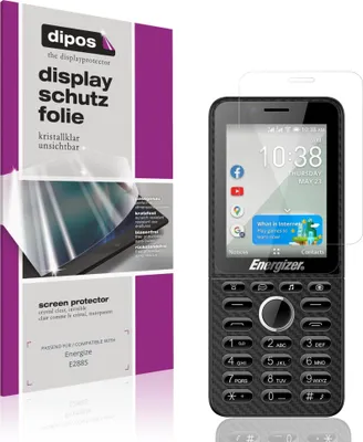 Produktbild von 4x Schutzfolie für Energize E288S klar Displayschutzfolie Folie Display Schutz dipos