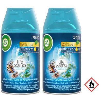 Zdjęcie produktu dla Air Wick Freshmatic Max Day at the Sea Refill 250ml 2-pak