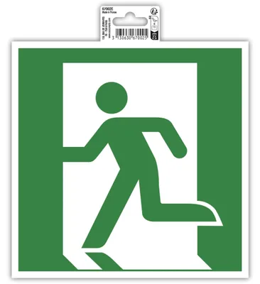 Produktbild von EXACOMPTA Klebeschild / Hinweisschild "Evakuierung links"