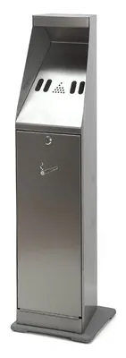 Produktbild von VEPA -Mülleimer - Aschenbecher Stehende Säule aus Edelstahl | 1 Stück