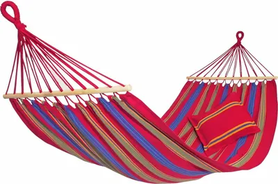 Immagine prodotto di Amaca morbida in cotone, 180 kg, color vaniglia, con borsa per il trasporto inclusa