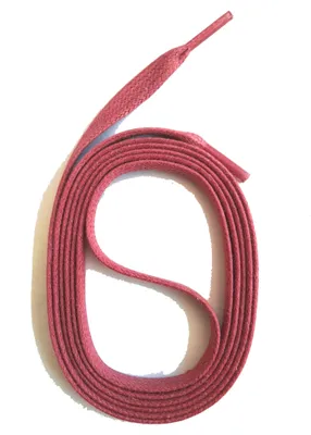 Produktbild von SNORS gewachste Schnürsenkel flach - ALTROSA - 6-7mm - 110cm