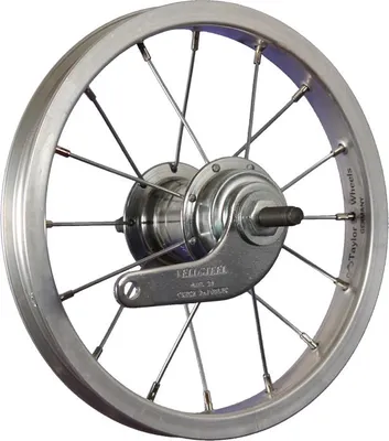Produktbild von Laufrad 12 / 12,5 Zoll Hinterrad Aluminiumfelge Rücktrittbremse 1 Gang silber