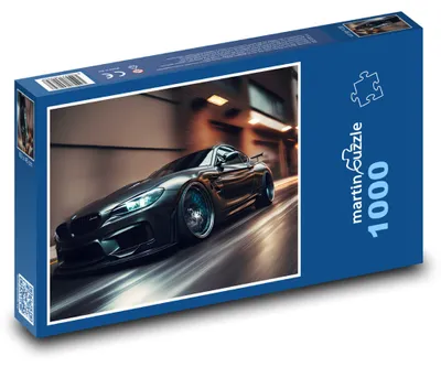 Produktbild von Puzzle 1000 Sportwagen in der Stadt - martinpuzzle