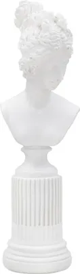 Immagine prodotto di Mauro Ferretti scultura Donna con base 11x10,5x35,5 cm bianco