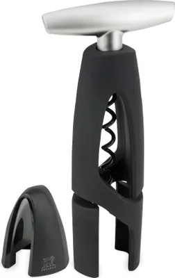 Produktbild von PEUGEOT Korkenzieher ALTAR Schwarz Weinöffner Mit Kappenschneider Weinflaschen