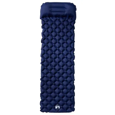 Immagine prodotto di Materasso Campeggio Gonfiabile con Cuscino 1 Persona Blu Marino