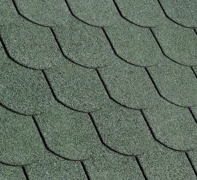 Productafbeelding van Gartenwelt Riegelsberger Premium bitumen dakspanen, beverstaartgroen, 3 m² (21 stuks) Dakspanen met glasvezelinleg