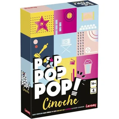 Produktbild von Lansay Games - Pop Pop Pop - Cinoche - Brettspiel - 16 Jahre